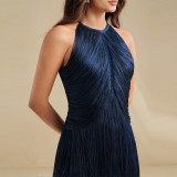 Fringe Sleeveless Bandage Dress