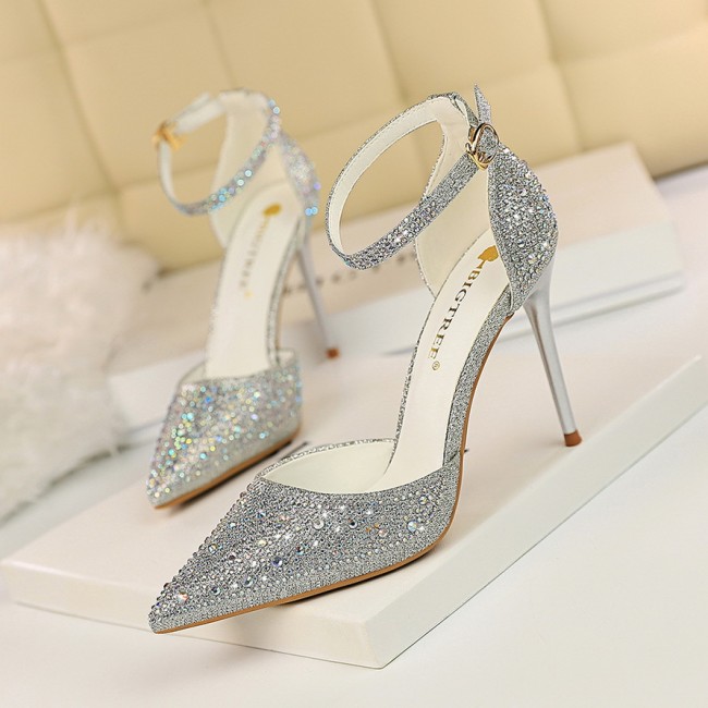 Women's Stiletto Heel Open-Toe Sandals
