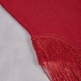 Tulle Patchwork Strapless Dress