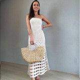 Tube Top Bodycon Beach Dress