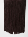 Exclusive Sleeveless Backless Minimalist Fringe Bodycon Dress