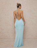 Tie-Waist Slimming Vacation Style Dress