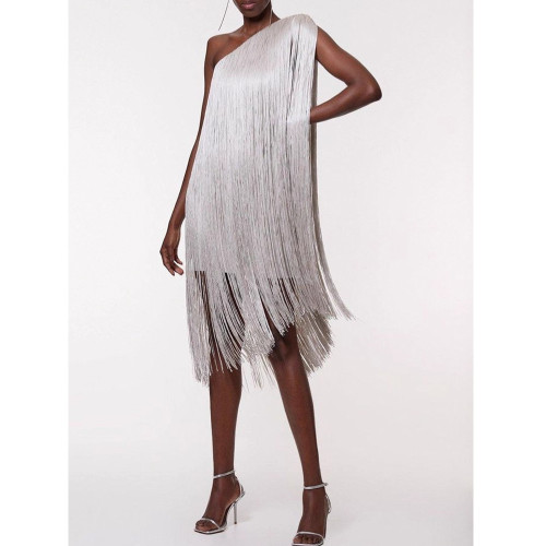 Elegant Fringe Party Dress