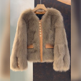 Women's Fall Winter Short Tweed Jacket