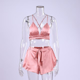 Seductive Satin Robe 3-Piece Loungewear Set