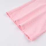 Pure Cotton Jacquard Cami and Long Pants Pajama Set