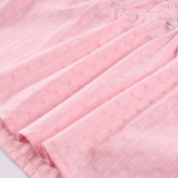 Pure Cotton Jacquard Cami and Long Pants Pajama Set