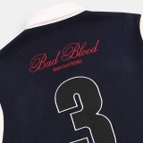 Loose Fit Embroidered Polo Neck Sweatshirt