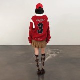 Loose Fit Embroidered Polo Neck Sweatshirt