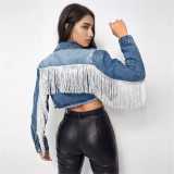 Fashionable Distressed Denim Jackets for Women