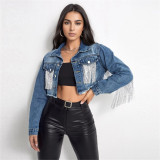 Fashionable Distressed Denim Jackets for Women