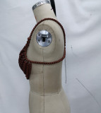 Unique Handmade Wood Bead Body Chain