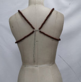 Unique Handmade Wood Bead Body Chain