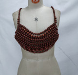 Unique Handmade Wood Bead Body Chain