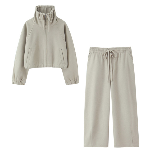 Fashionable Soft Casual Hoodie and Sweatpants Set