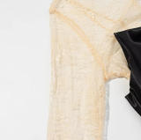 Fashionable Black Lace Lined Cami Dress