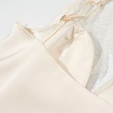 Chic Lace Satin Top