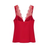 Chic Lace Satin Top