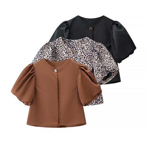 Unique Spring Fashion Casual Puff Sleeve Shirt