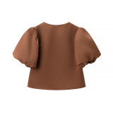 Unique Spring Fashion Casual Puff Sleeve Shirt