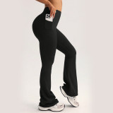 High-Waisted Flared Yoga Pants for Women
