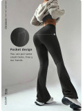 High-Waisted Flared Yoga Pants for Women