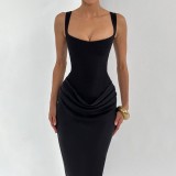 Fitted Ruched Strapless Bodycon Dress