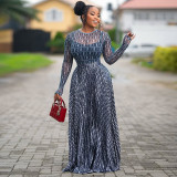 Printed Street-Style A-Line Dress