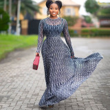 Printed Street-Style A-Line Dress