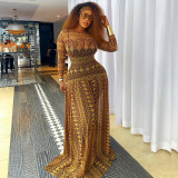 Vintage Elegant Women's A-Line Dress