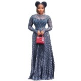 Printed Street-Style A-Line Dress