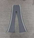 Striped Flared Yoga Set for Women