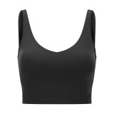 Backless Sports Bra for Women - Shockproof High-Intensity Running and Yoga Tank Top