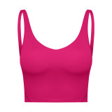 Backless Sports Bra for Women - Shockproof High-Intensity Running and Yoga Tank Top