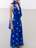 Elegant Floral Midi Dress