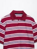 Chic Striped Color-Block T-Shirt for Women