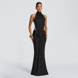 Elegant Backless Mermaid Dress