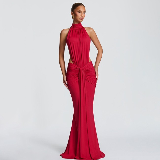 Elegant Backless Mermaid Dress