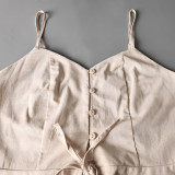 Cami Top and High-Waisted Wide-Leg Pants Set
