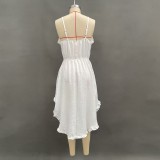 Off-Shoulder Asymmetric Mini Dress