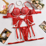Handcrafted Pearl Bra Set with Detachable Fishbone Waist