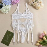 Handcrafted Pearl Bra Set with Detachable Fishbone Waist