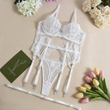 Handcrafted Pearl Bra Set with Detachable Fishbone Waist