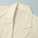Elegant Cotton Sleeveless Collared Shirt Dress with Waist Tie