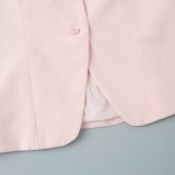 Sweet Cotton Vest & Bubble Skirt Two-Piece Summer Set