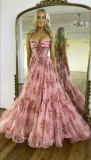 Floral Print Spaghetti Strap Maxi Dress