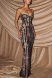 Elegant Lace Bodycon Dress with Adjustable Straps