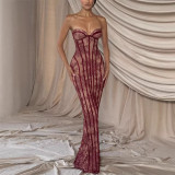 Elegant Lace Bodycon Dress with Adjustable Straps