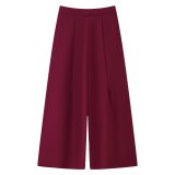Chic Front Pleated Trousers