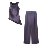 Classic Fashion Silk Two-Piece Set